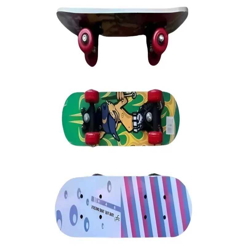 GENERICO - Patineta Genérica Multicolor 6 Lám. Vinotinto