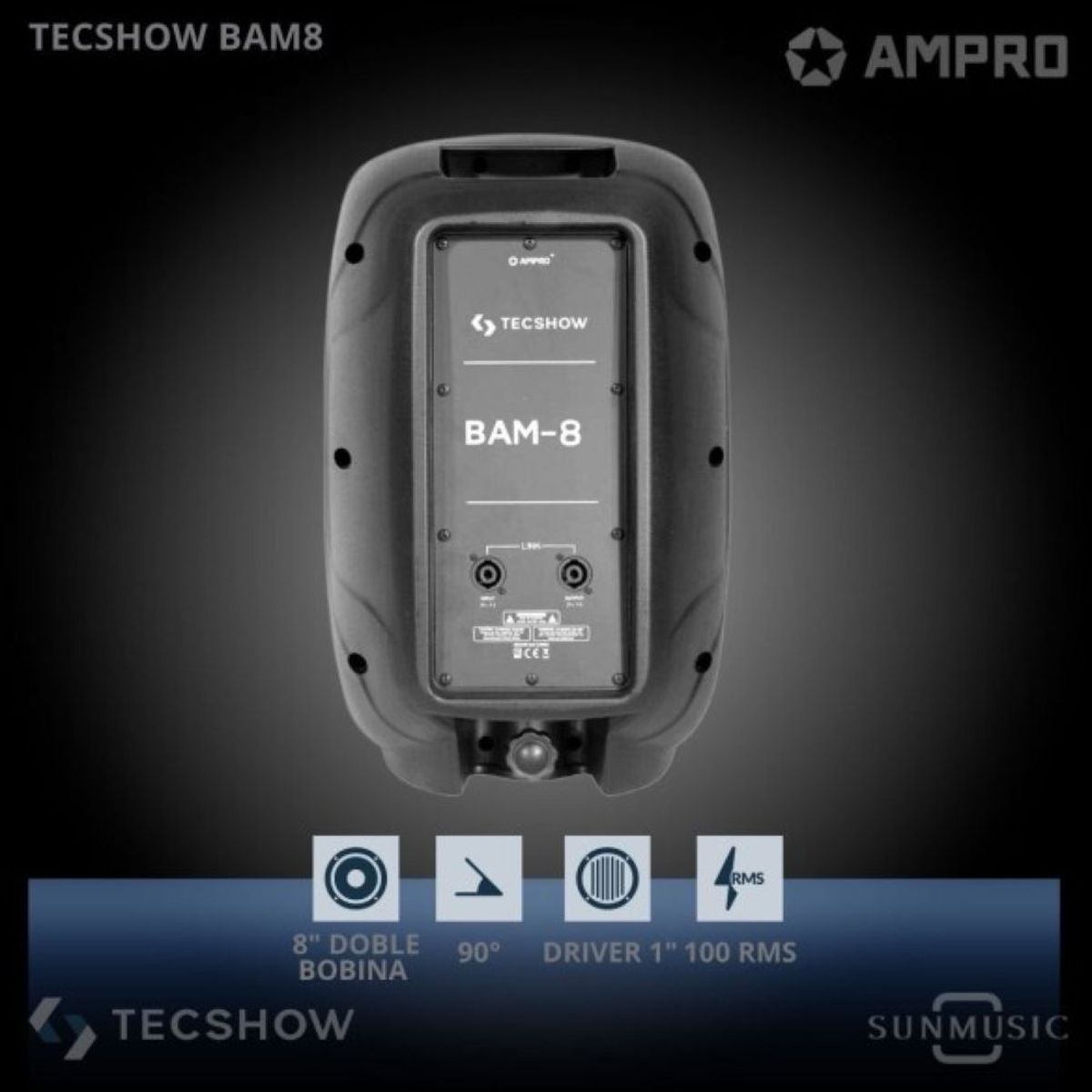 TECSHOW - Parlante Pasivo 100W Tecshow BAM 8