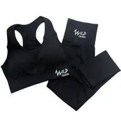 WILD TRAVEL - Conjunto Deportivo Set Peto Calza Midnight Flow Traje Mujer WildTravel