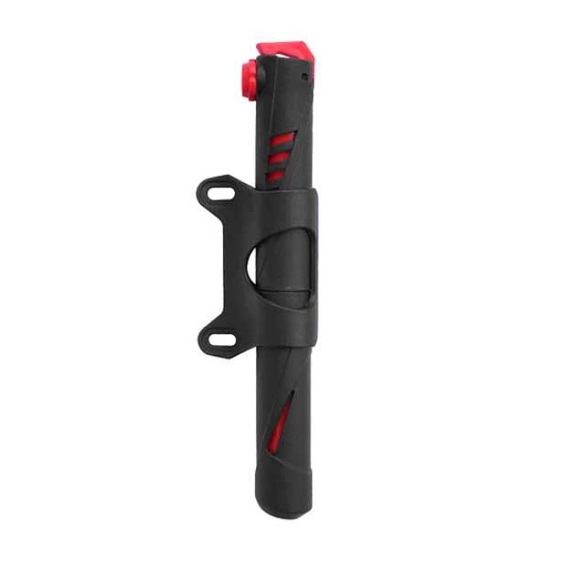 GENERICO - Bombín de mano para bicicleta rojo