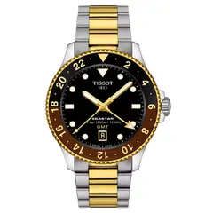 TISSOT - Reloj Seastar 1000 Quartz GMT Bicolor