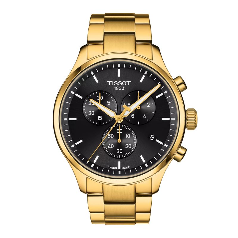 TISSOT - Reloj Tissot Chrono XL Dorado