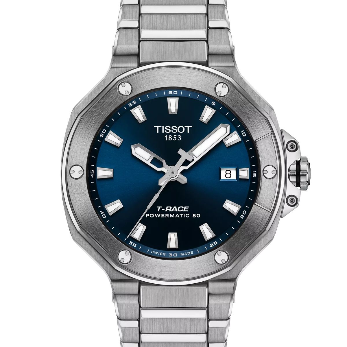 TISSOT - Reloj Tissot T-Race Chronograph Powermatic 80 Acero Azul