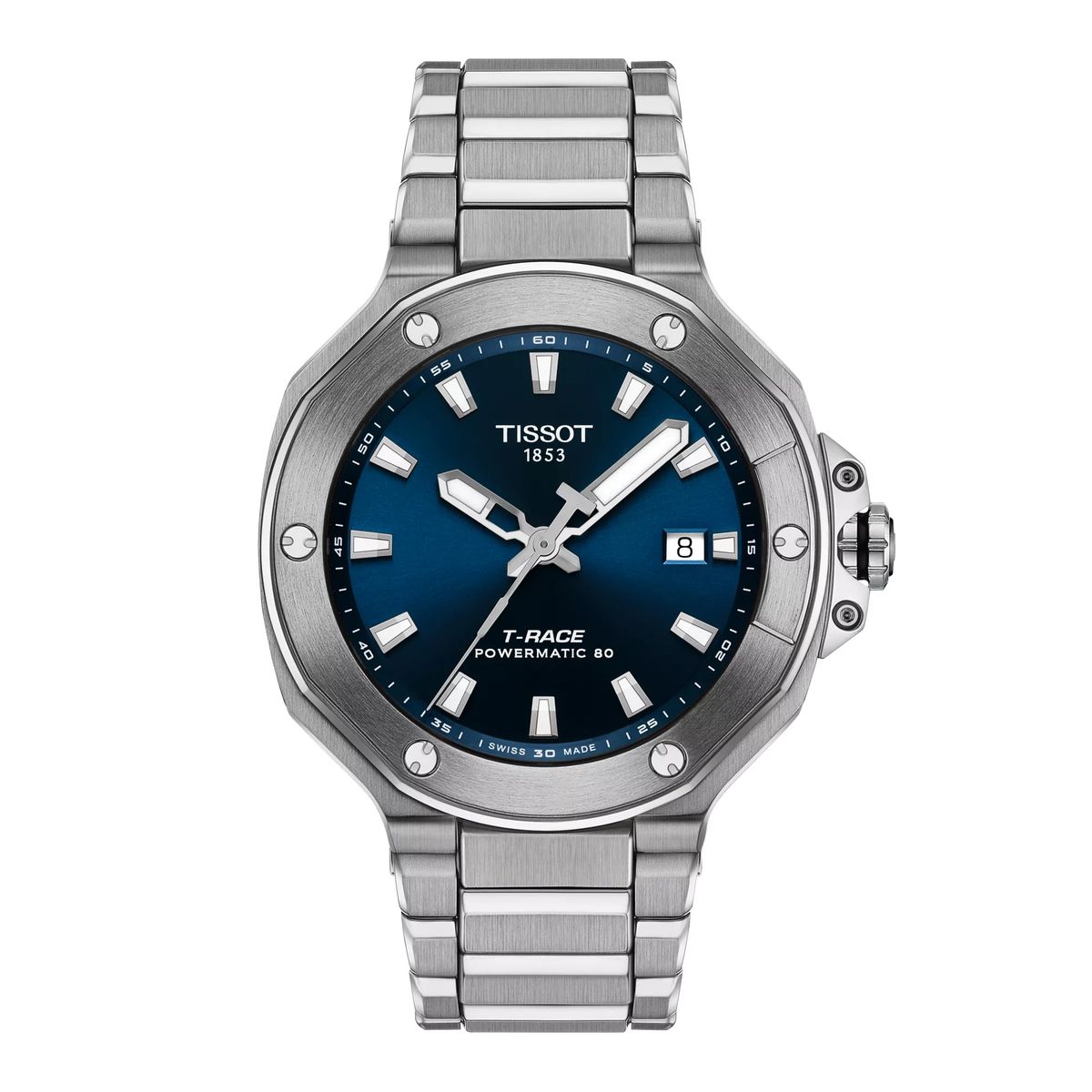TISSOT - Reloj Tissot T-Race Chronograph Powermatic 80 Acero Azul