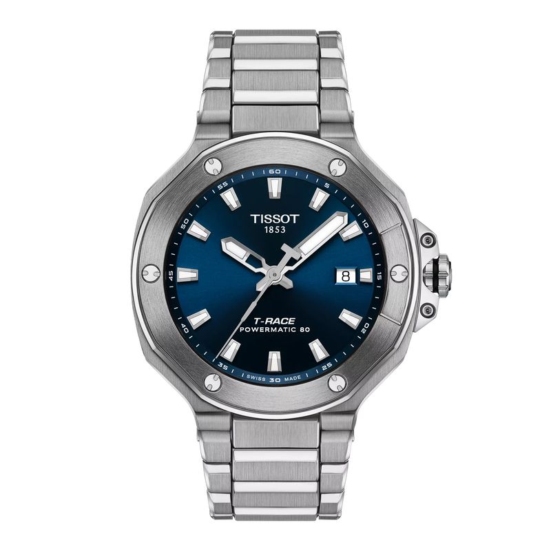 TISSOT - Reloj Tissot T-Race Chronograph Powermatic 80 Acero Azul