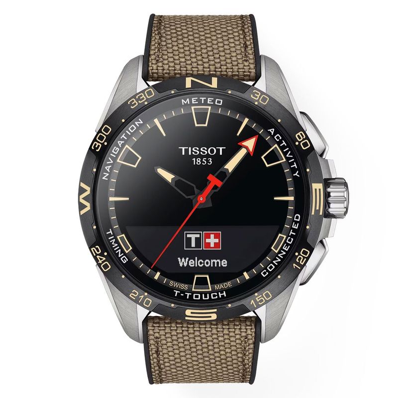 TISSOT - Reloj Digital Tissot T-Touch Connect Beige