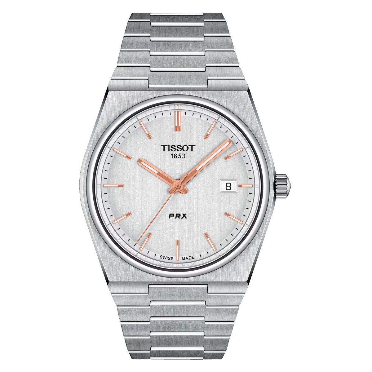 TISSOT - Reloj Tissot PRX 40mm Acero Blanco