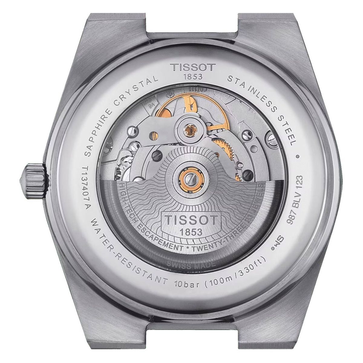 TISSOT - Reloj Tissot PRX Powermatic 80 Acero Dorado