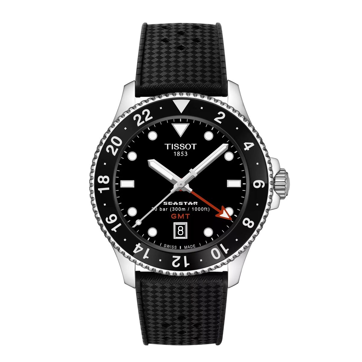 TISSOT - Reloj Tissot Seastar 1000 Quartz GMT Silicona