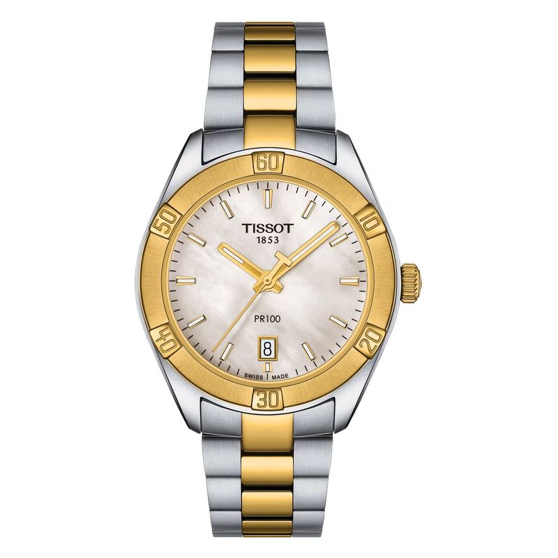 TISSOT - Reloj Tissot PR 100 Sport Chic Oro