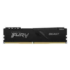 KINGSTON - Memoria Ram DDR4 16GB 3600MTs Fury Beast Black XMP