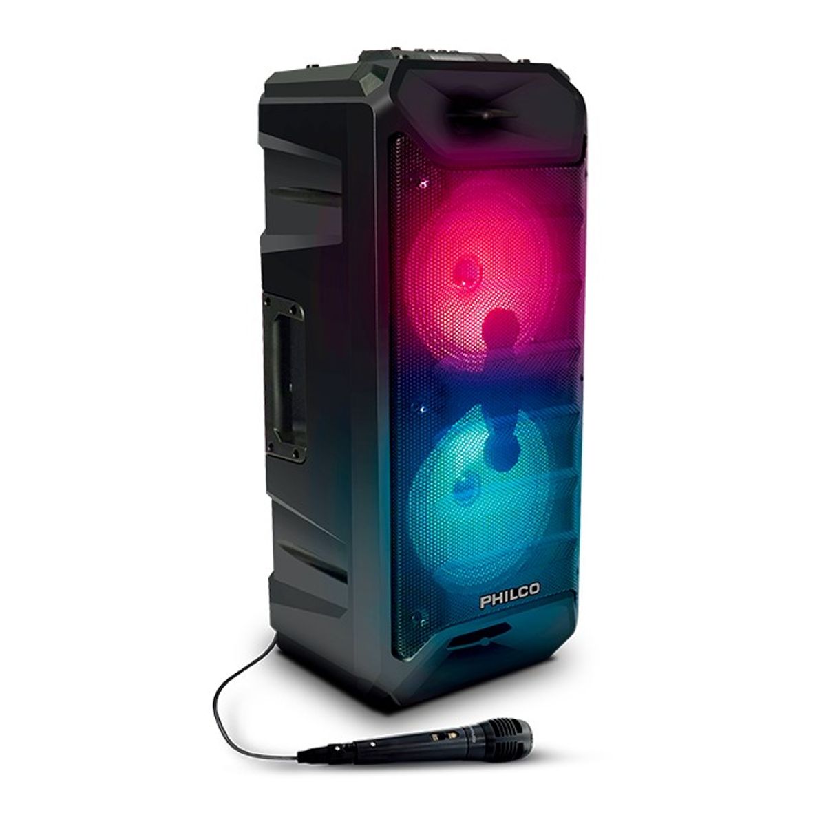 PHILCO - Parlante Karaoke Tws Philco Doble 6.5 Pulgadas 760BK
