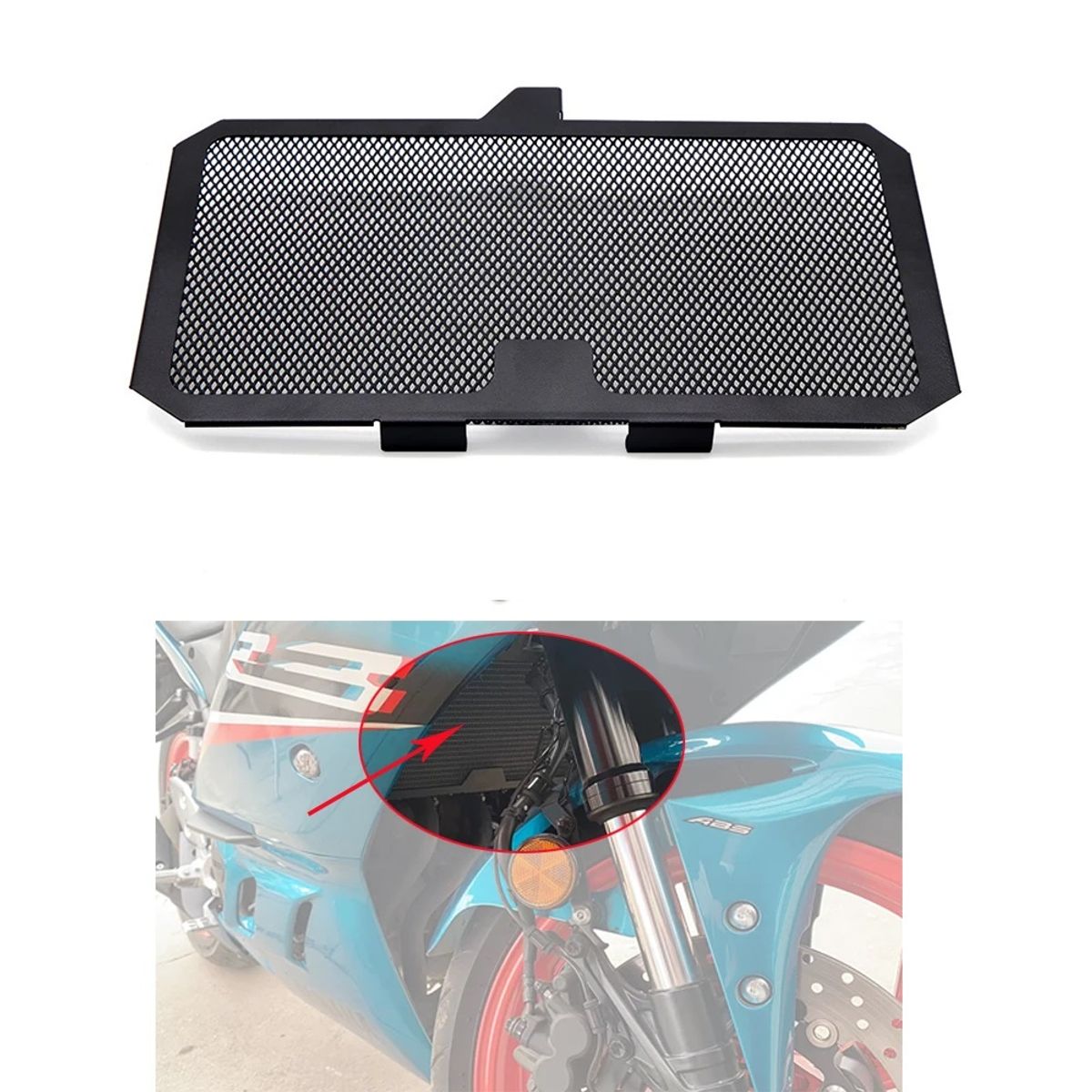 GENERICO - Cubre radiador para yamaha r3