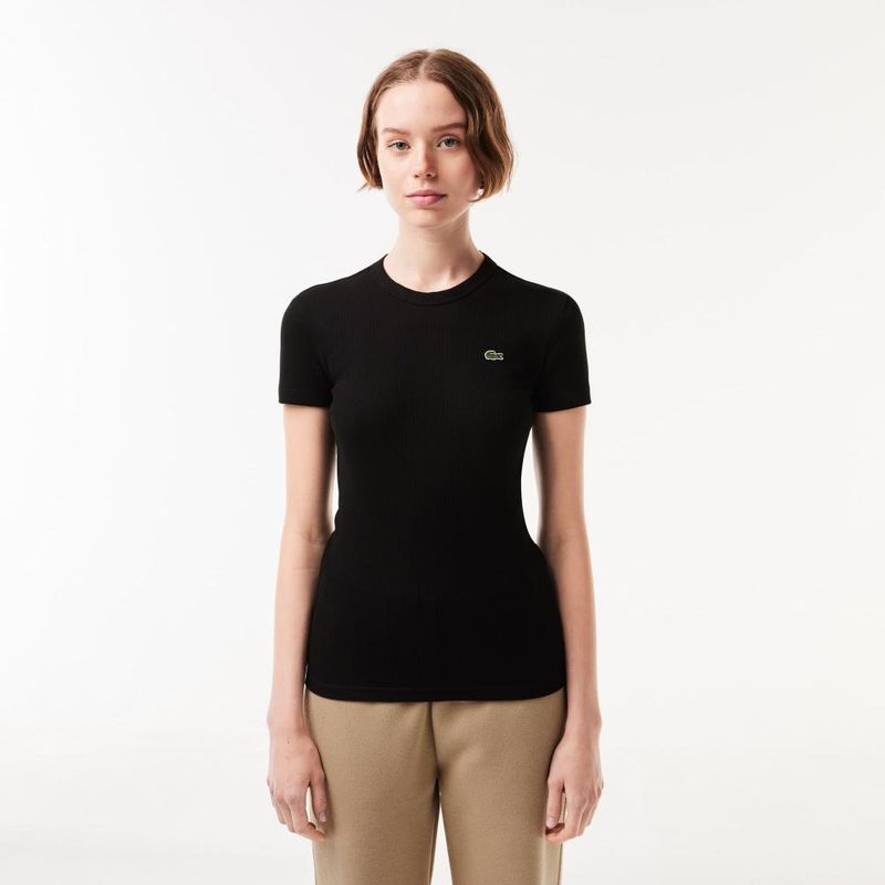 LACOSTE - Polera Manga Corta Mujer Lacoste TF5538