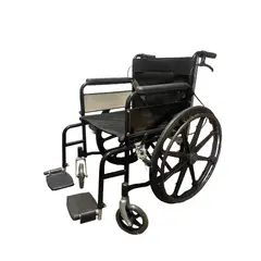 COSMETICAVAL - Silla De Ruedas Plegable Con Apoya Piernas Y Frenos