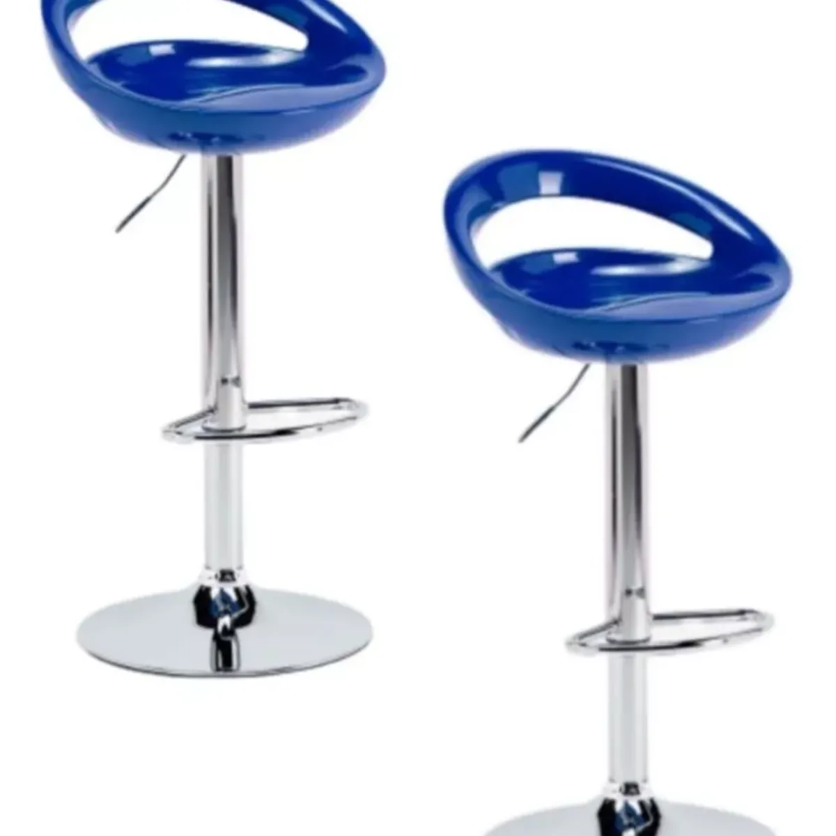 ARTIHOGAR - Pack Sillas Bar Río Ferrari Taburete Azúl