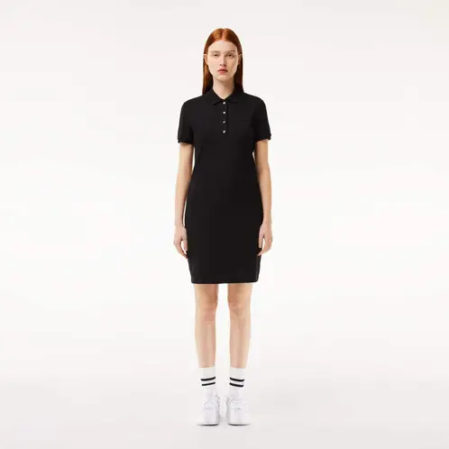 LACOSTE - Vestido Manga Corta Mujer EF5473