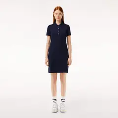 LACOSTE - Vestido Manga Corta Mujer EF5473