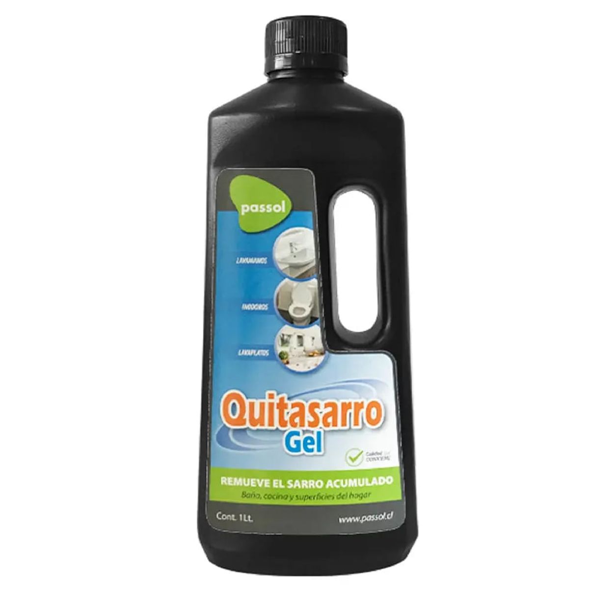 PASSOL - Pack 3 Quita Sarro Gel 1 Litro Passol