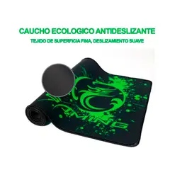 IMICE - Mousepad Gamer Xl Antideslizante Pd-03 80x30 Cm Cosido Rojo