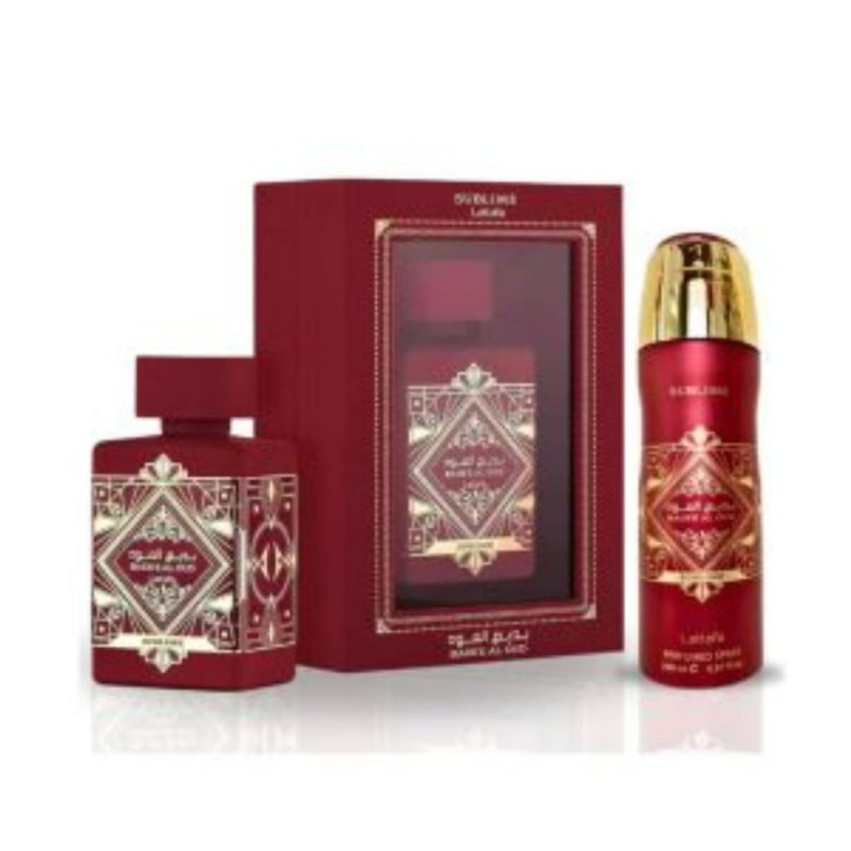 LATTAFA - Lattafa Badee Al Oud Sublime EDP 100ml + Deo Spray 200ml Mujer