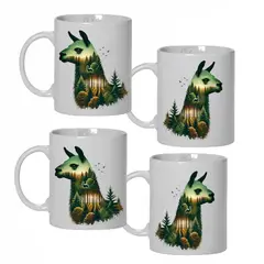 GENERICO - Tazón Paisaje Fauna Chile (Set de 2 unidades)