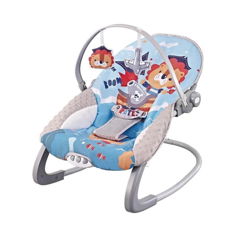 BBQOOL - Silla Nido Bouncer Lion Blue