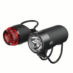 KNOG - Luces DelanteraTrasera Para Bicicleta Plug Twinpack Black
