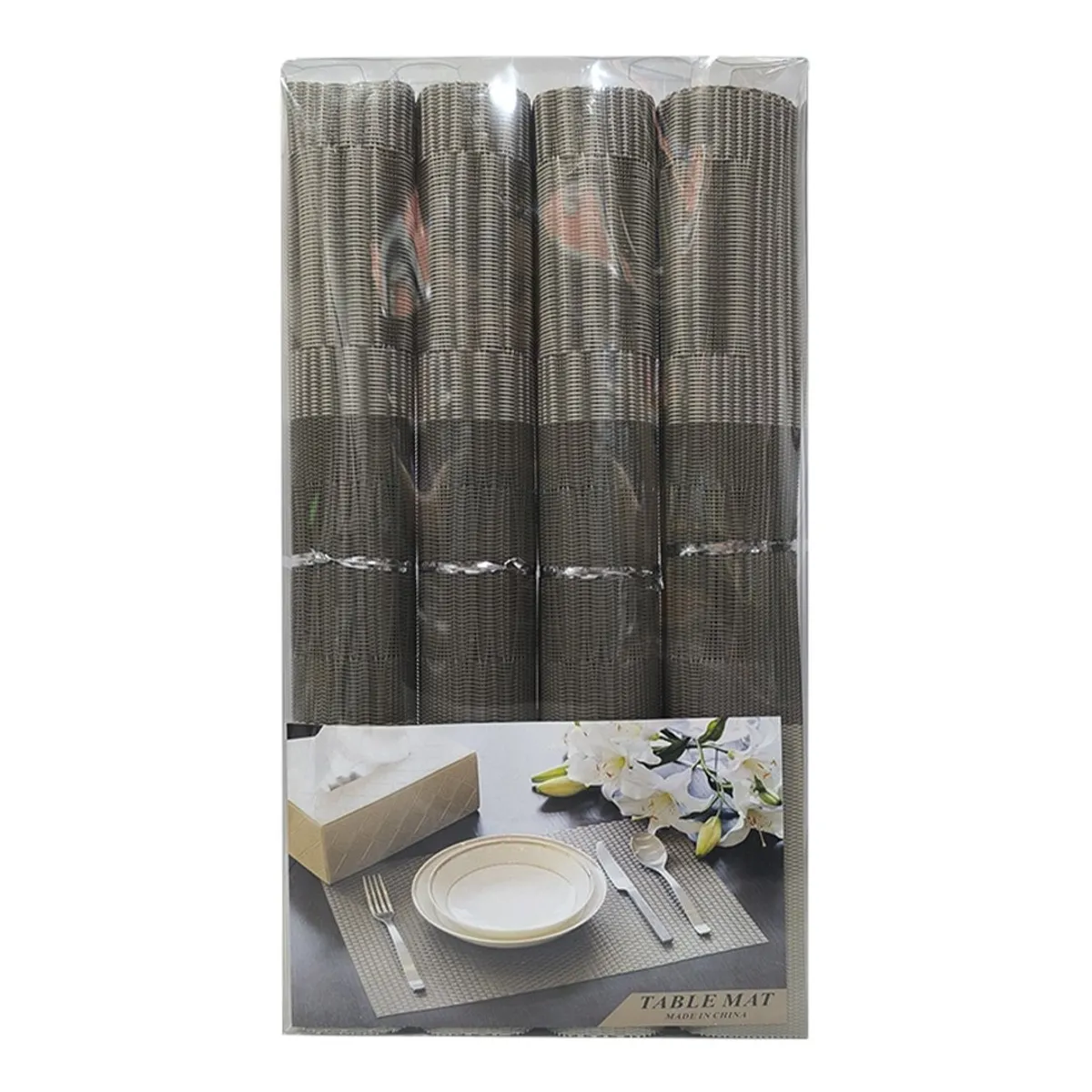 GENERICO - SET DE 4 INDIVIDUALES IMPERMEABLE HOMEMART