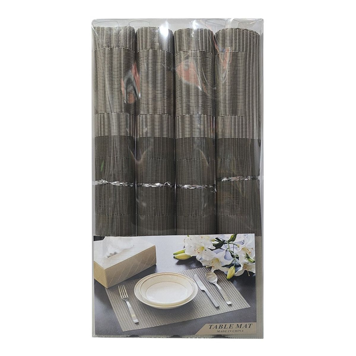 GENERICO - SET DE 4 INDIVIDUALES IMPERMEABLE HOMEMART