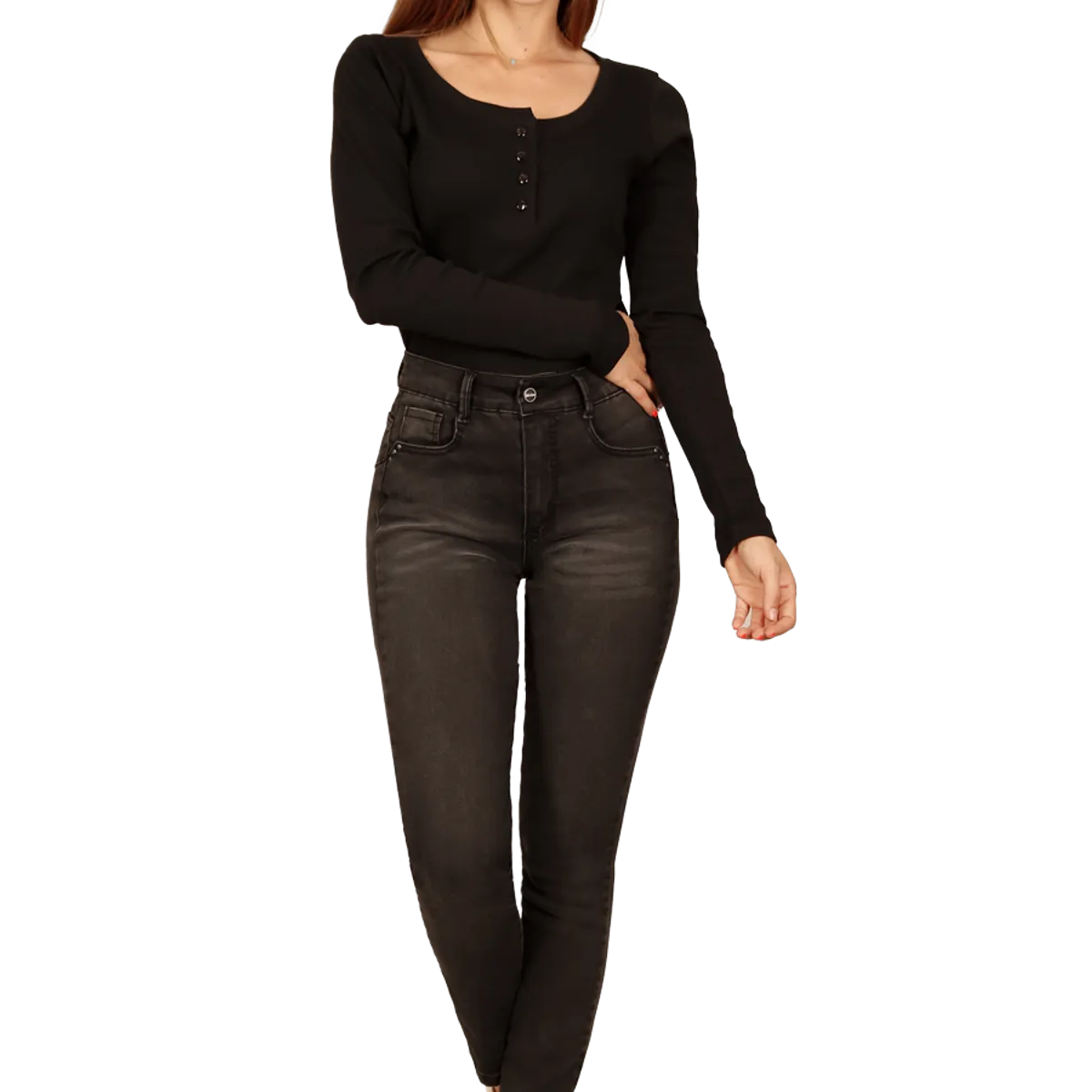 DIVINO JEANS - Jeans Hilary II Negro Divino Jeans