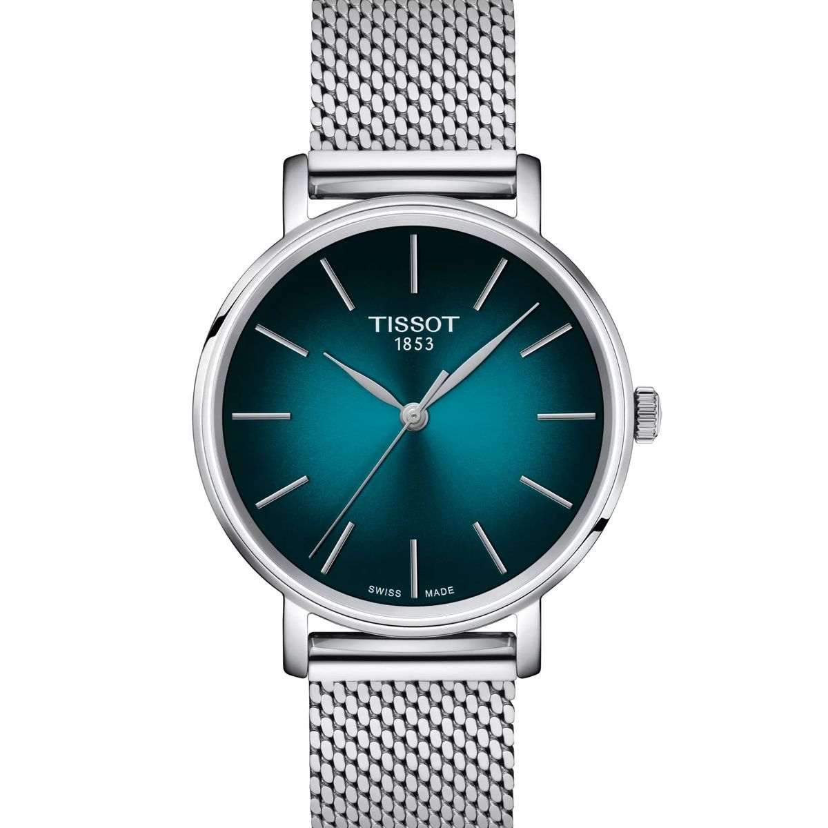 TISSOT - Reloj Tissto Everytime Acero Verde