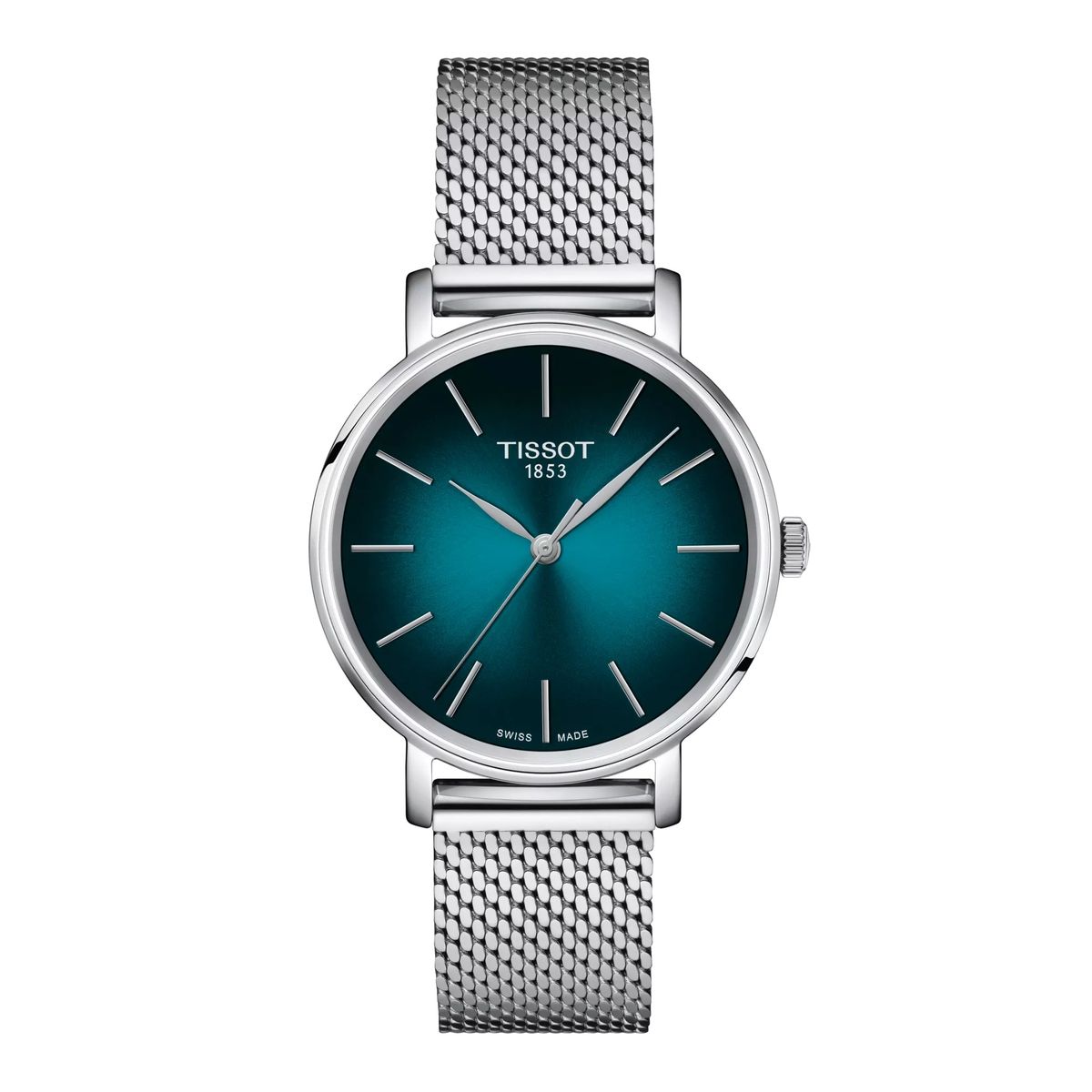 TISSOT - Reloj Tissto Everytime Acero Verde