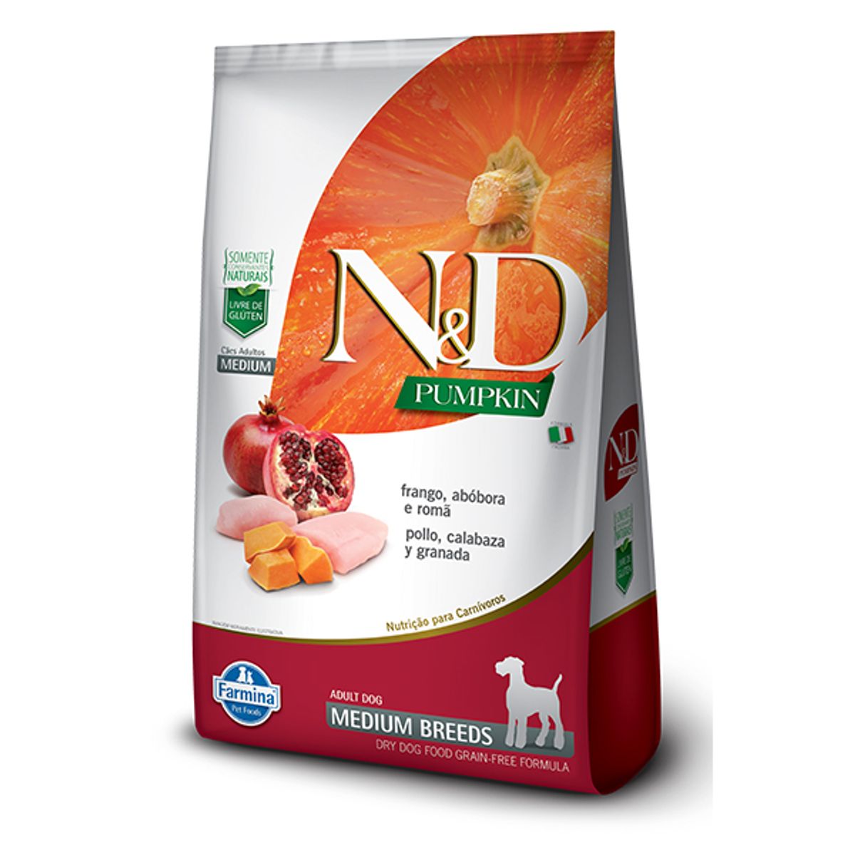 N&D - Alimento N&D Pumpkin Pollo Perro Adulto Medium 10.1Kg