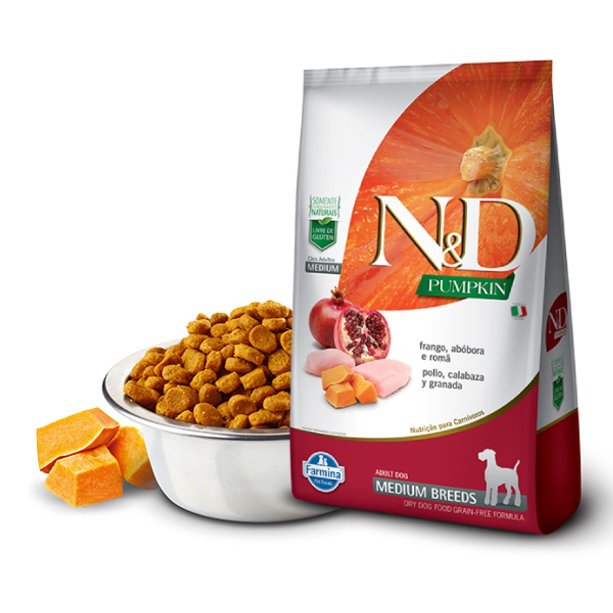 N&D - Alimento N&D Pumpkin Pollo Perro Adulto Medium 10.1Kg