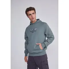 SIOUX - Poleron Hombre Oriental Verde