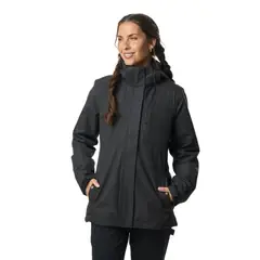 KIVUL - Chaqueta Siklos Reciclada Mujer Negra