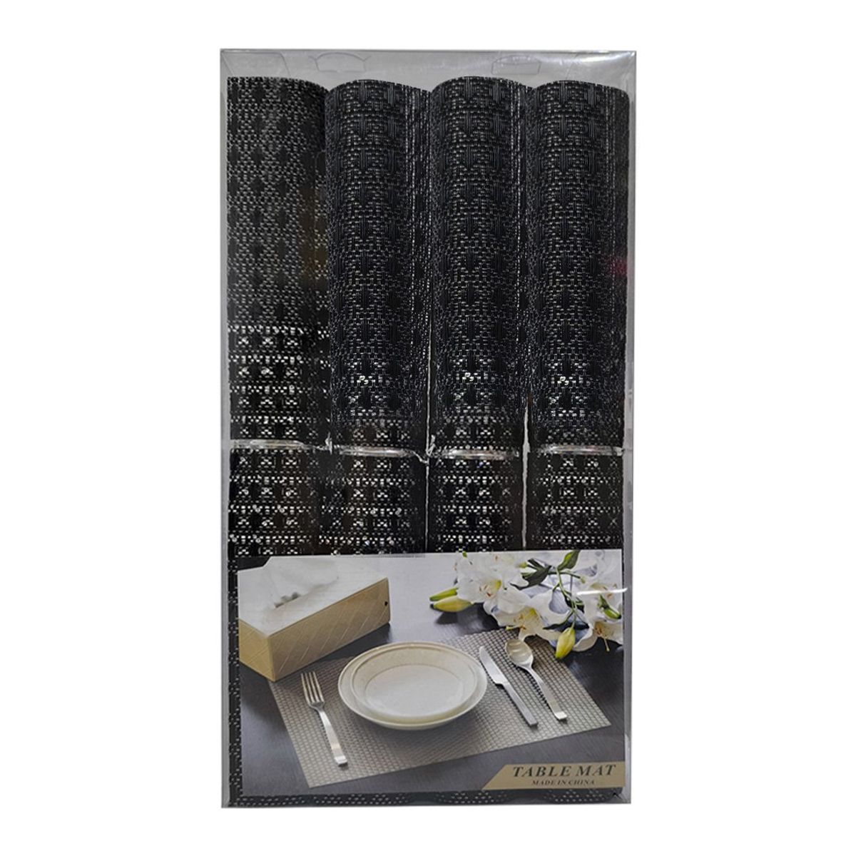 GENERICO - SET DE 4 INDIVIDUALES IMPERMEABLE HOMEMART