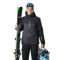 KIVUL - Chaqueta Koris Nieve Reciclada Hombre Negra