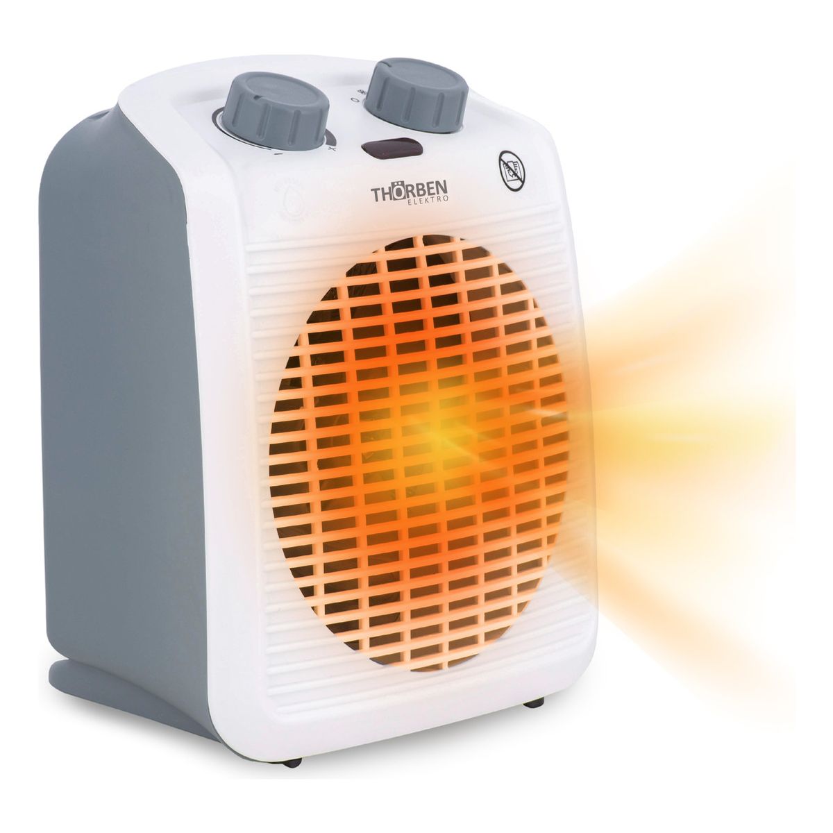 THORBEN - Termoventilador Apto Baños Calefactor Electrico Estufa Thorben Fh 2000