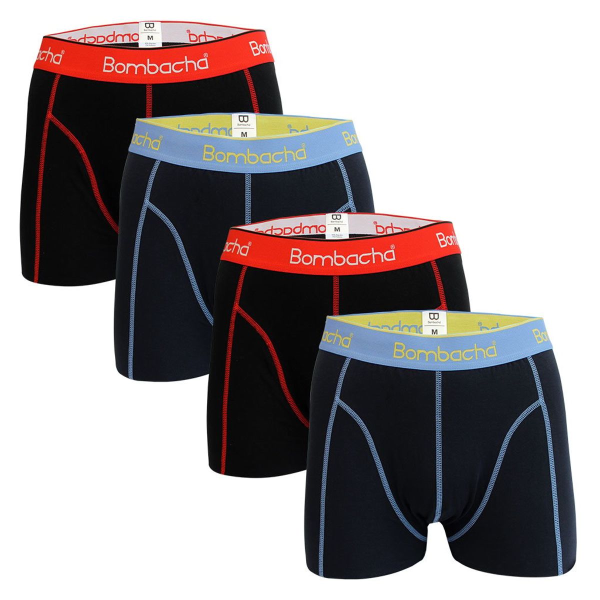 BOMBACHA - 4 pack Bóxer Algodón clásicos 2