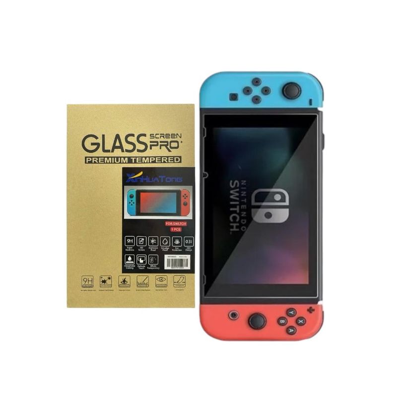 GENERICO - Lamina de Vidrio Templado Para Nintendo Switch Mica