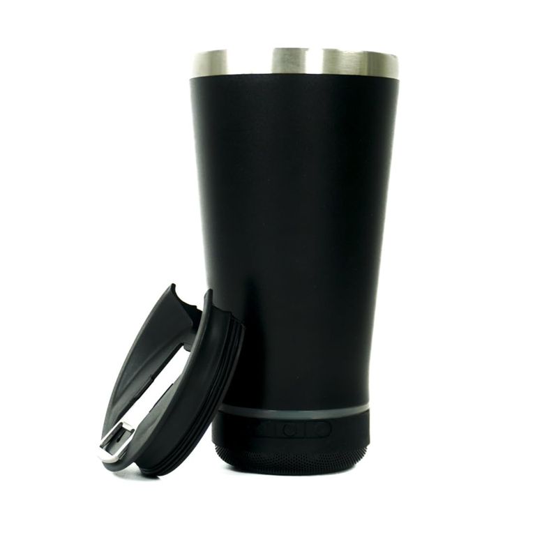 GENERICO - VASO TERMICO CON PARLANTE NEGRO