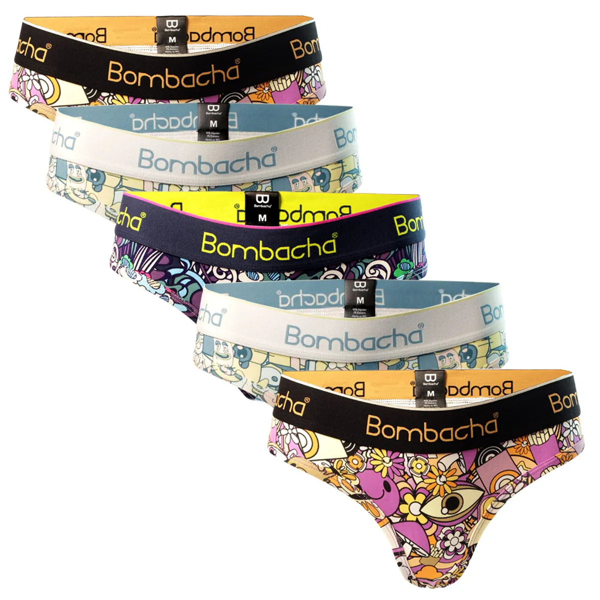 BOMBACHA - 5 Pack Colaless algodón diseño