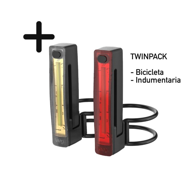KNOG - Luces delanteratrasera Knog Blinder Plus+ Twinpack