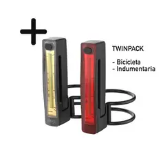 KNOG - Luces delanteratrasera Blinder Plus+ Twinpack