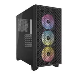 CORSAIR - Gabinete 3000D RGB Airflow Vidrio Negro