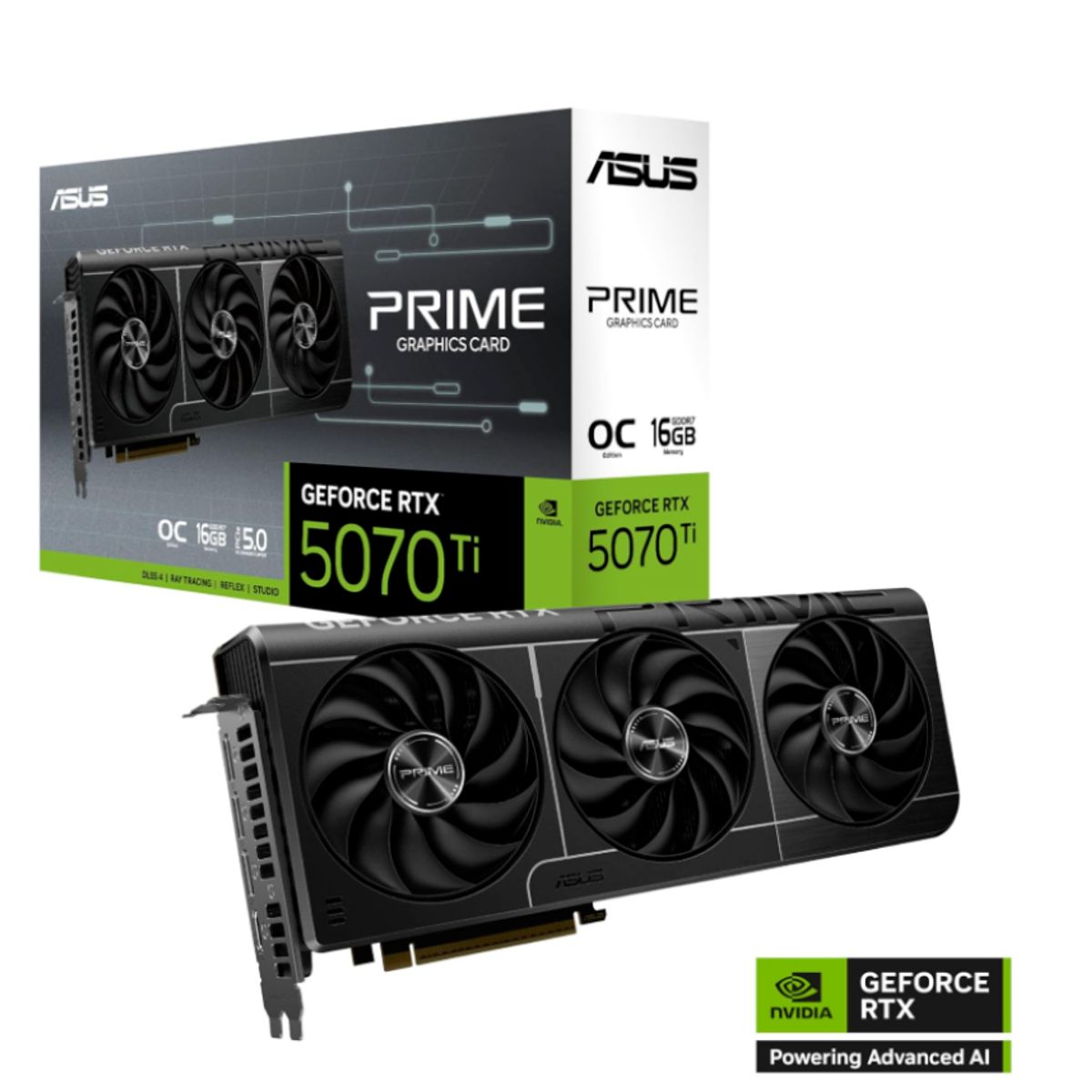 ASUS - Tarjeta de Video - ASUS PRIME GeForce RTX 5070 Ti 16GB GDDR7