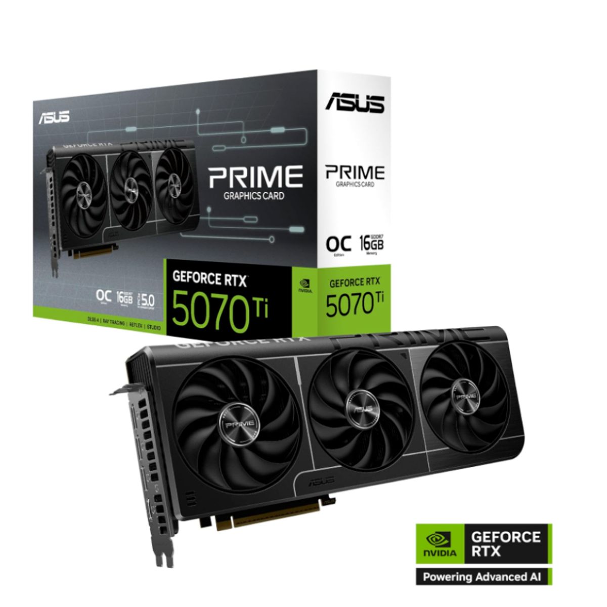 ASUS - Tarjeta de Video - ASUS PRIME GeForce RTX 5070 Ti 16GB GDDR7