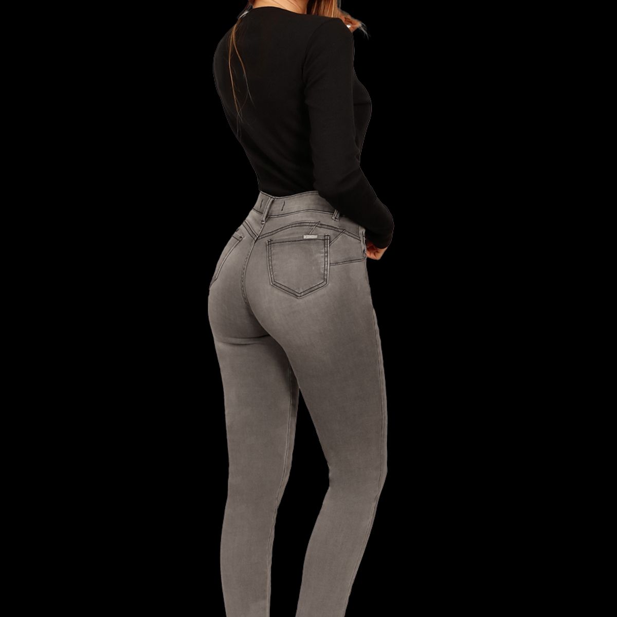 DIVINO JEANS - Jeans Hilary III Gris Divino Jeans - Gris